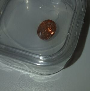 1.5 Carat Sparkling Oval Sun Stone Loose For DIY Jewelry Making